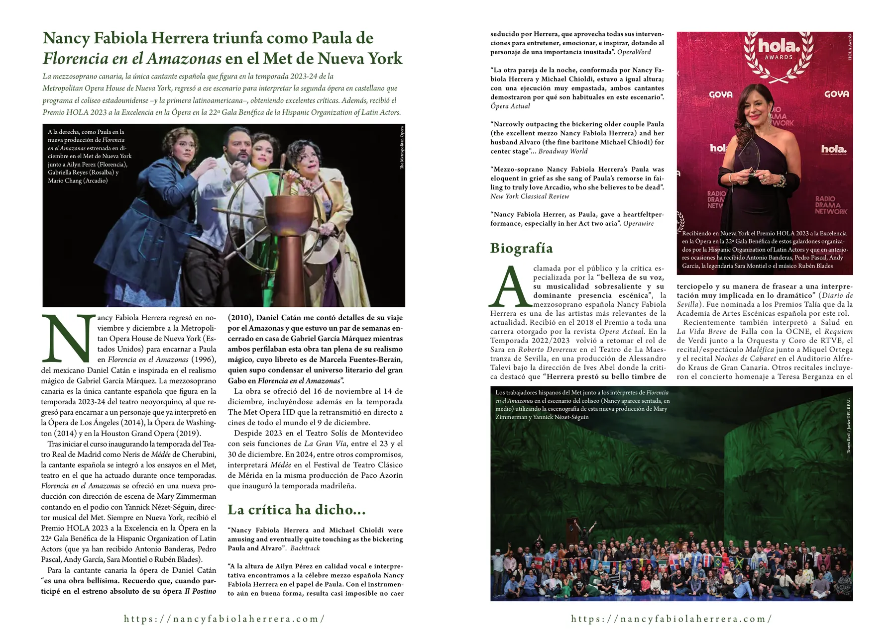 Nancy Fabiola Herrera as Paula at the Metropolitan Opera, page 2