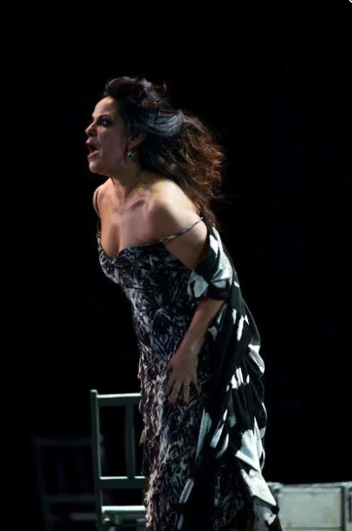 Nancy Fabiola Herrera on stage as Carmen